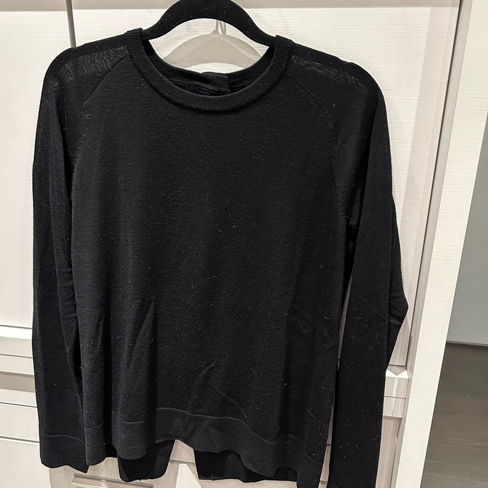 ALC button back wool sweater